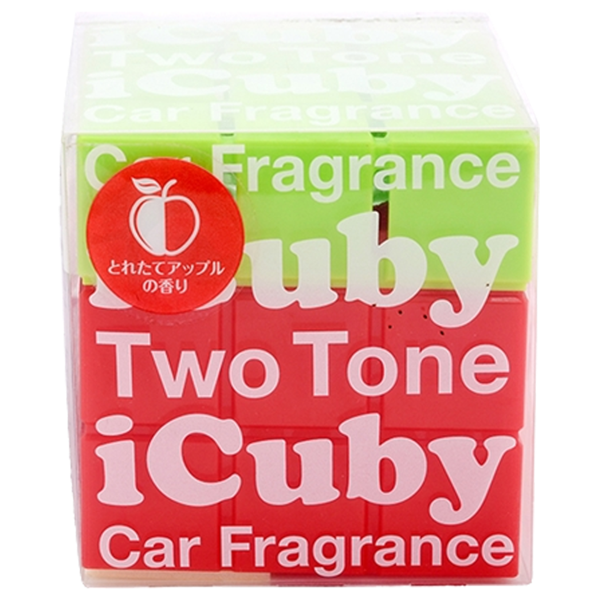 SOFT99 iCuby Two Tone Garden Fresh Apple 70g Unikalny i Wyjątkowy Zapach Samochodowy