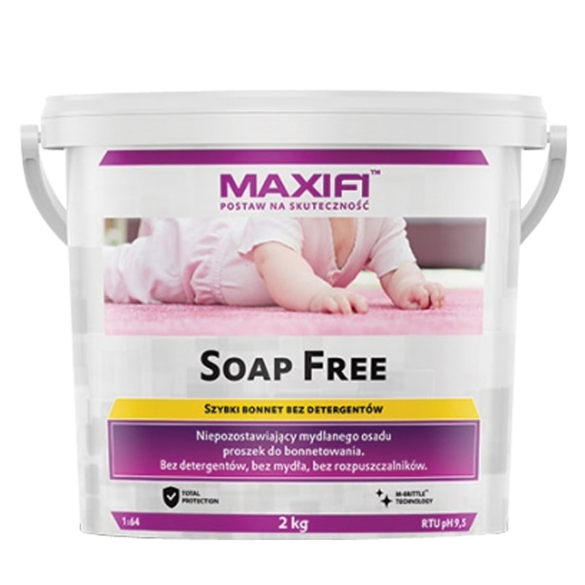 MAXIFI Soap Free 2kg Proszek bez Detergentów do Bonnetowania
