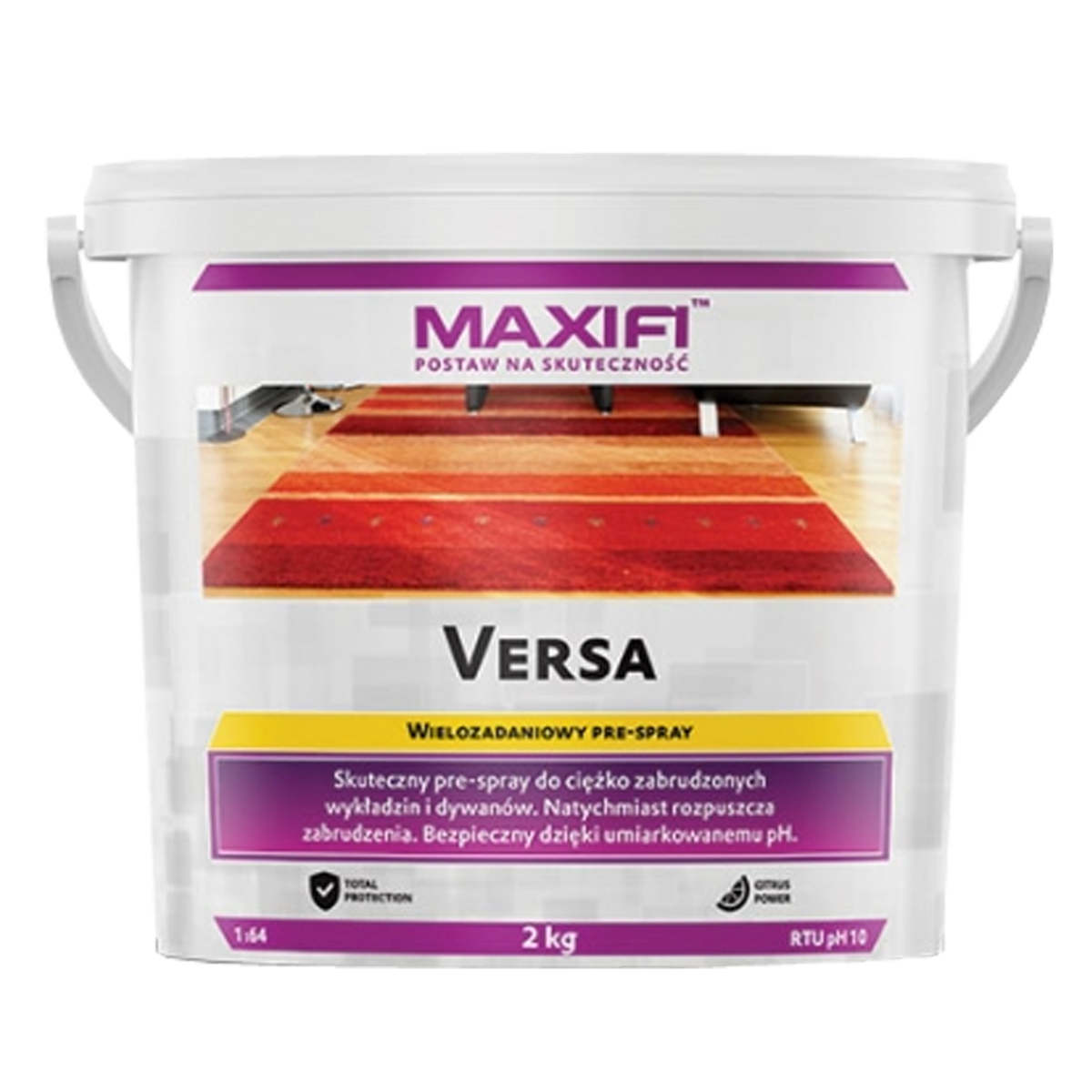 MAXIFI Versa 2kg Wielozadaniowy Pre Spray do Czyszczenia Wykładzin i Dywanów