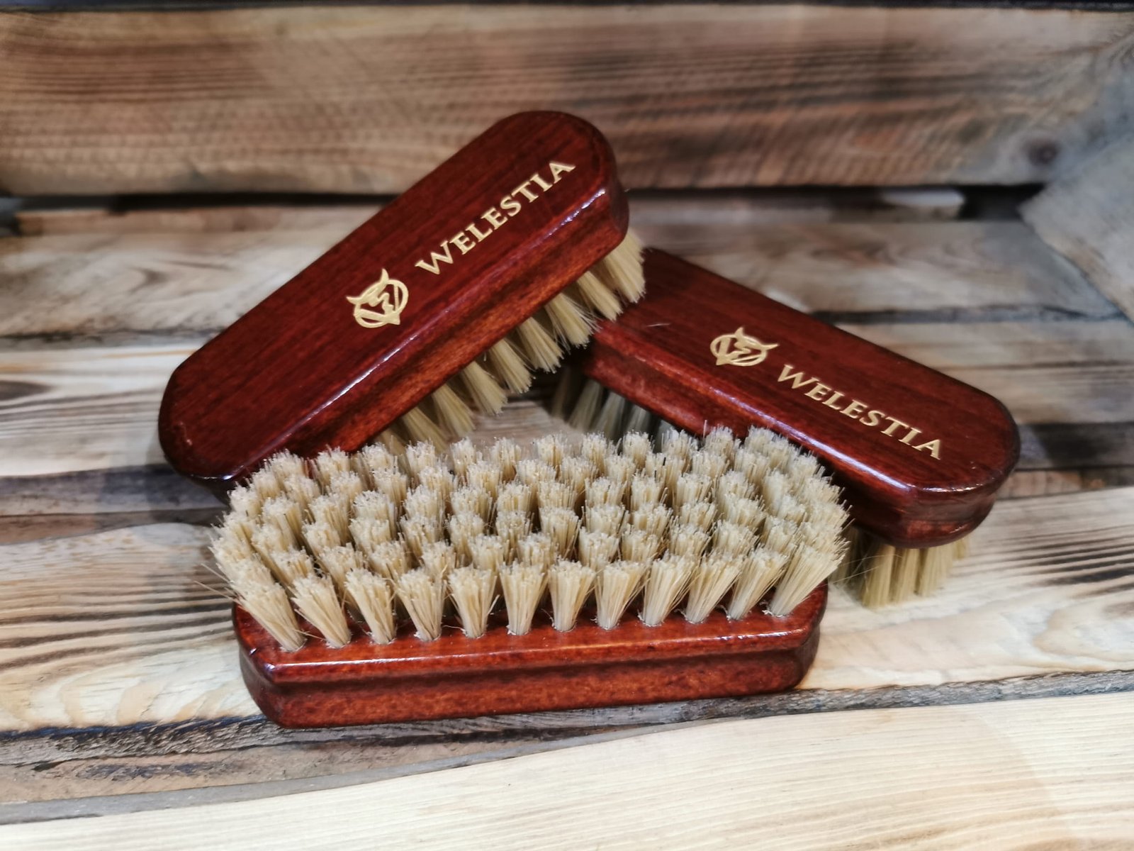 Welestia - Szczotka do czyszczenia tapicerki skórzanej Extra włos - obrazek 4