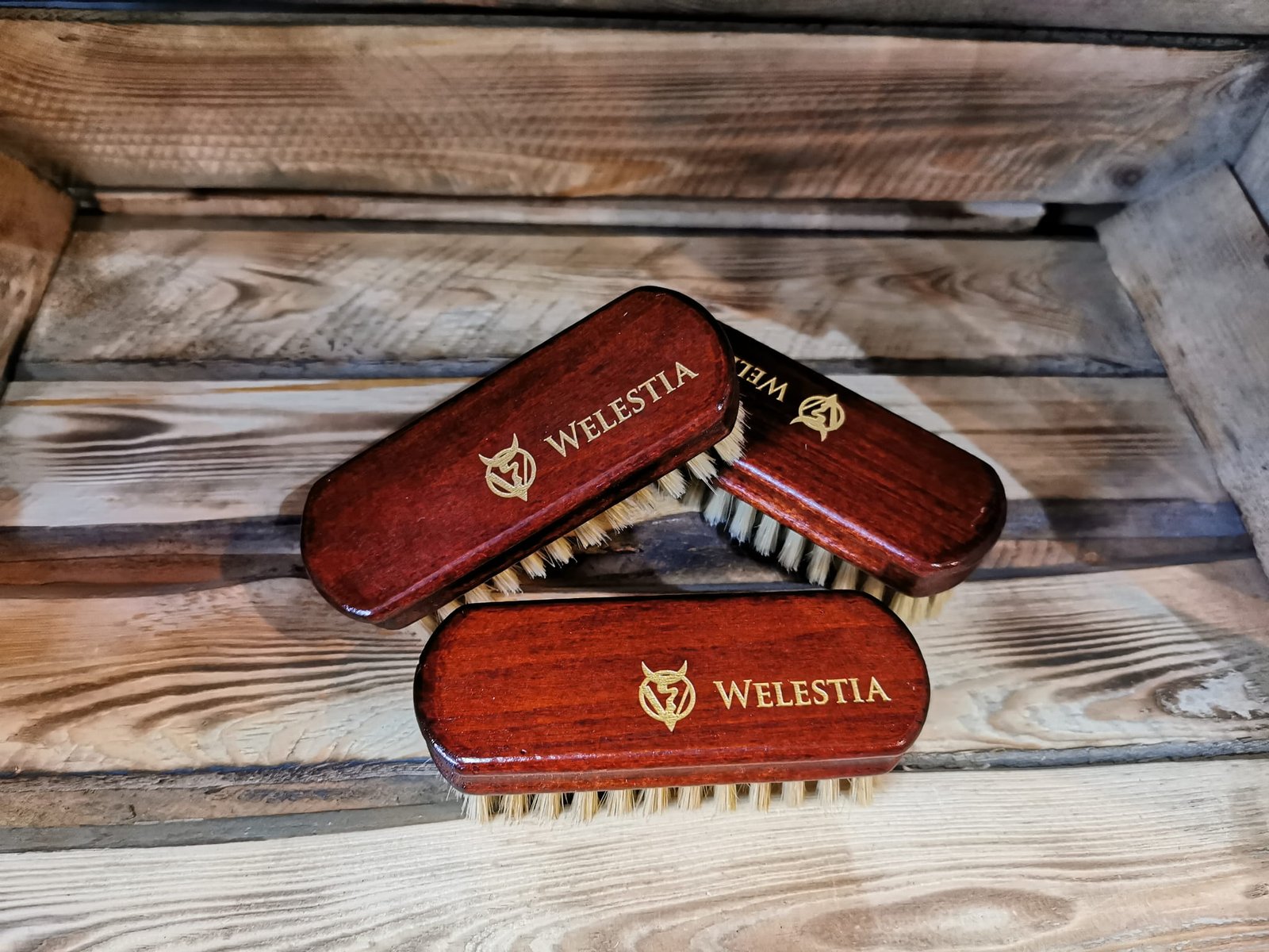 Welestia - Szczotka do czyszczenia tapicerki skórzanej Extra włos - obrazek 5