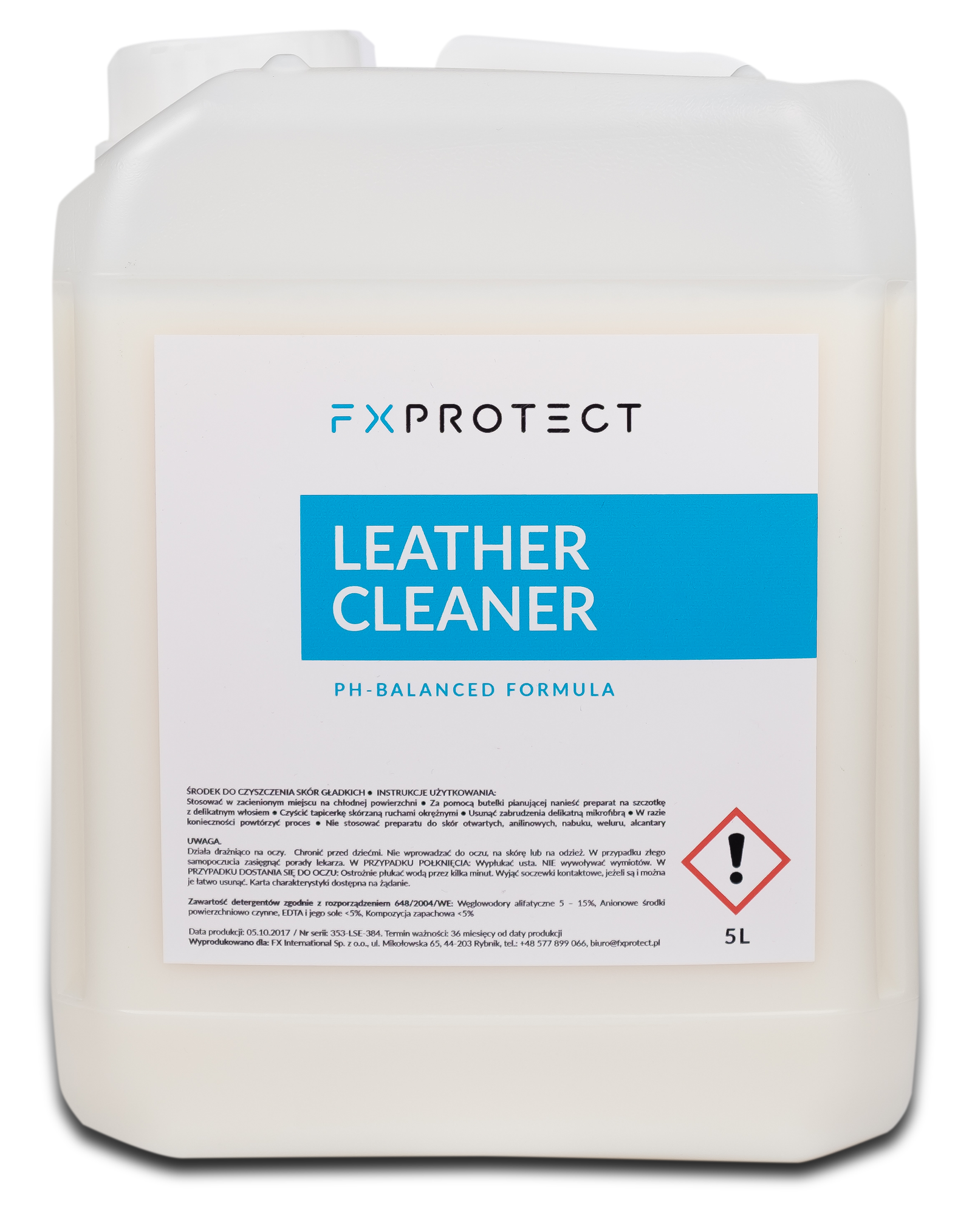 FX PROTECT Leather Cleaner 5L - Preparat do czyszczenia skóry