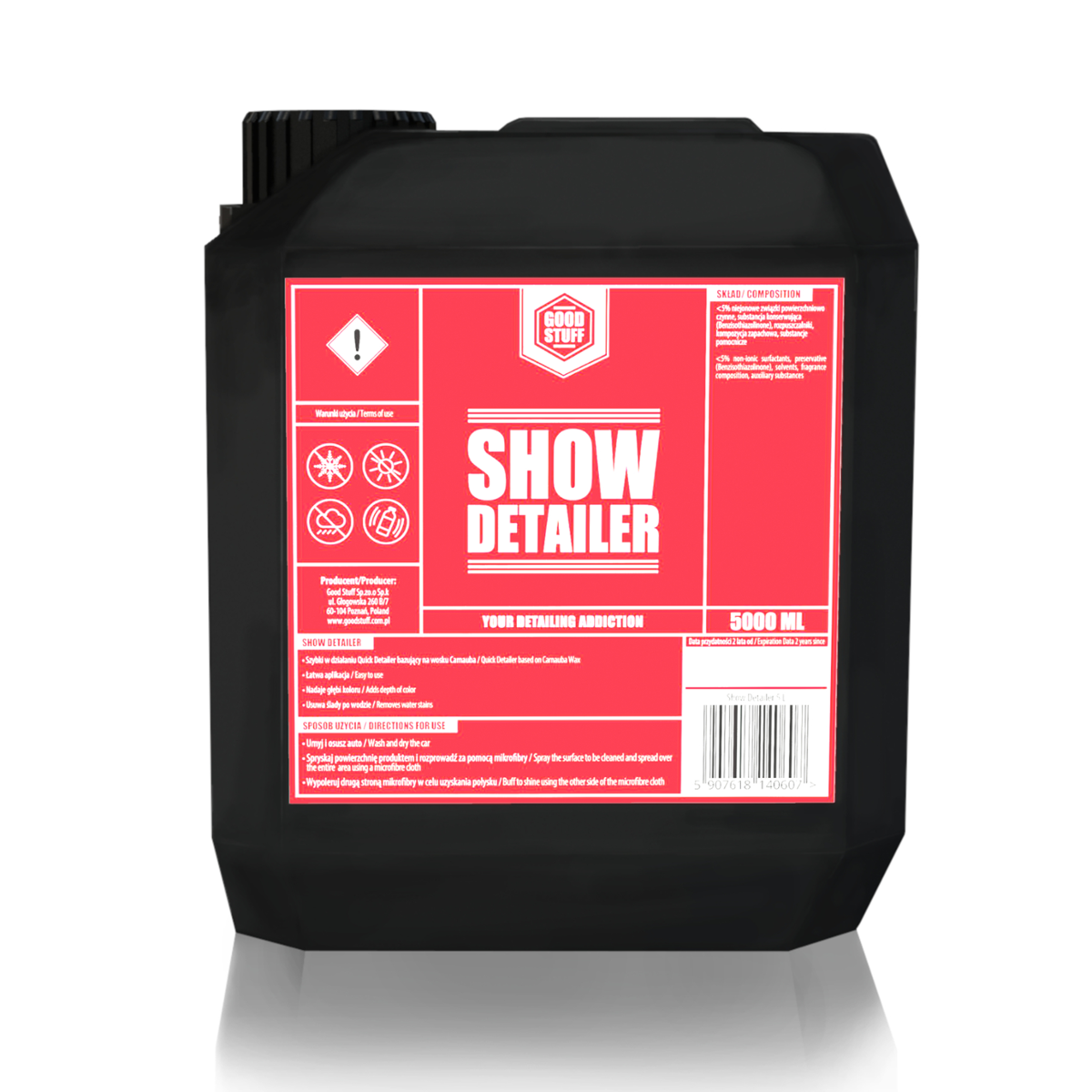 GOOD STUFF Show Detailer 5L - Quick Detailer z Carnaubą