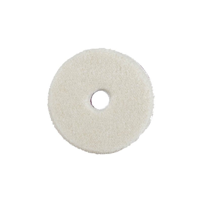 ZviZZer "Doodle" Wool-Pad white Ø 80/15/80mm, pad wełniany biały DA, futro polerskie