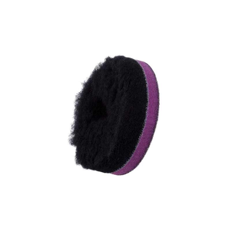 ZviZZer "Doodle" Wool-Pad Black Ø 80/25/80mm - Pad wełniany czarny, futro polerskie