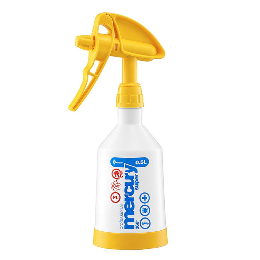 KWAZAR Opryskiwacz Mercury SUPER 360 PRO+ 0,5l Żółty