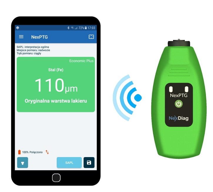 NEXDIAG Economic Plus - Miernik Grubości Lakieru - obrazek 3
