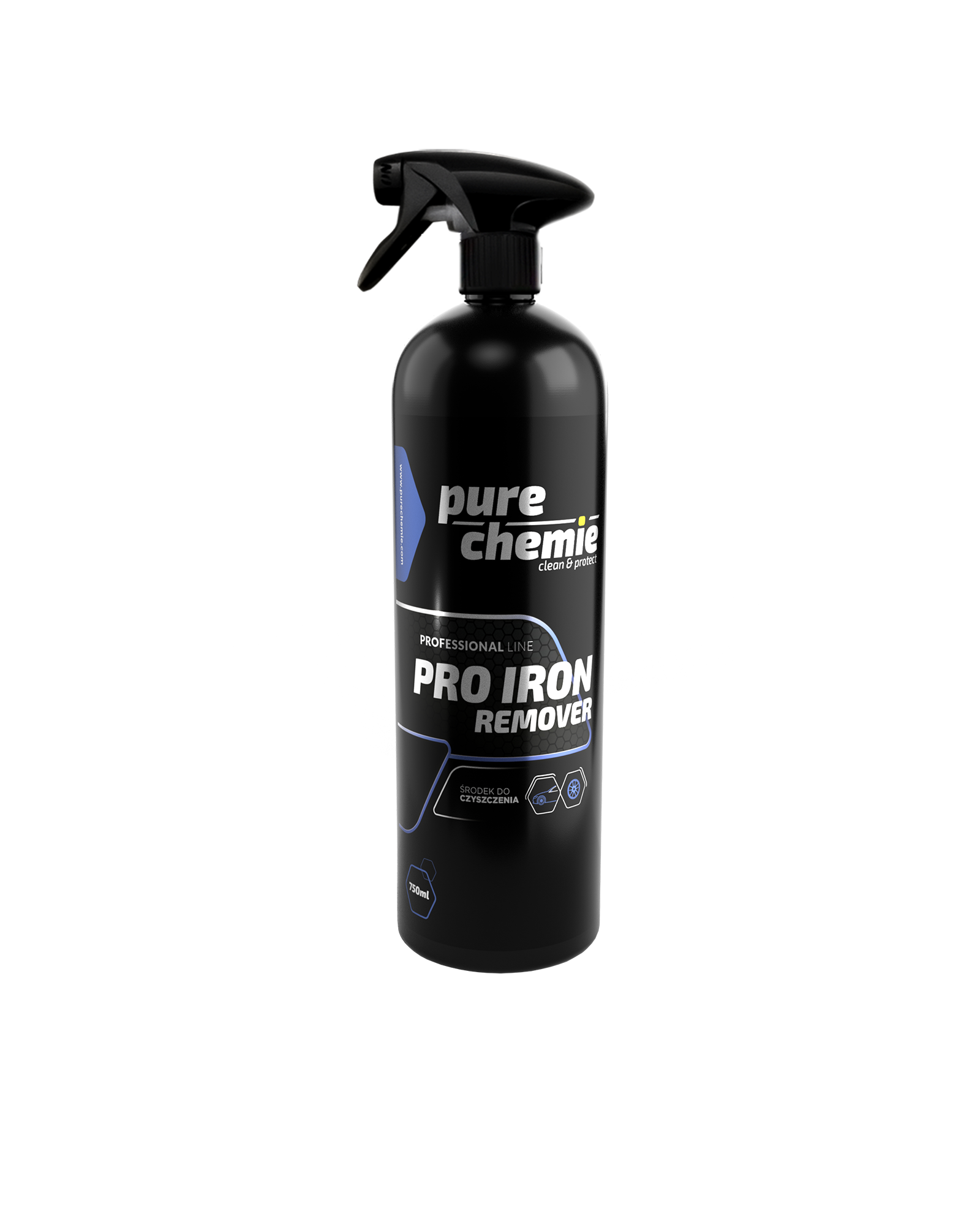PURE CHEMIE PRO IRON REMOVER 750ml - Deironizer do felg i lakieru (Krwawa felga)